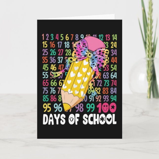 Min lärare överlevde 100 dagar med mig Rolig skola Kort (Framsida)