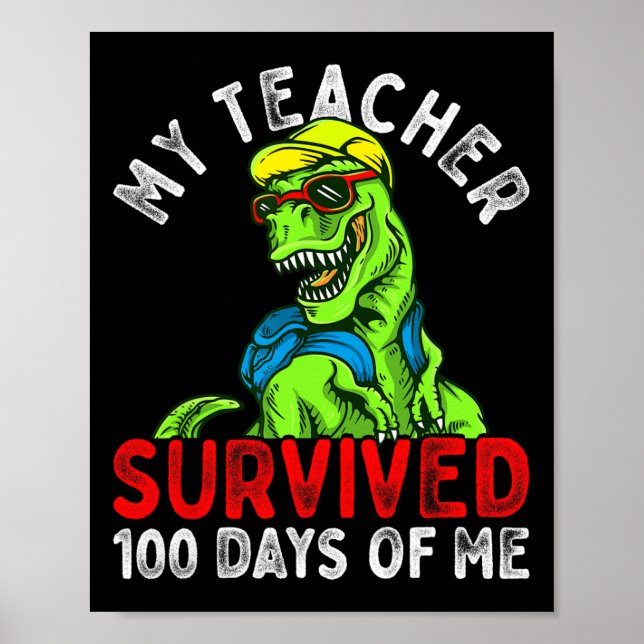 Min lärare Överlevt 100 dagar av mig 100 dagar av  Poster (Framsidan)