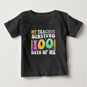 Min lärare Överlevt 100 dagar av mig: Lustigt att T Shirt