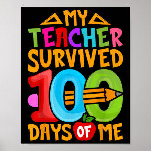 Min lärare Överlevt 100 dagar med mig, 100 dagar Poster