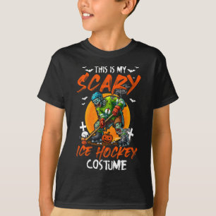 Min läskiga ishockeykostym Halloween-spelartröja T Shirt