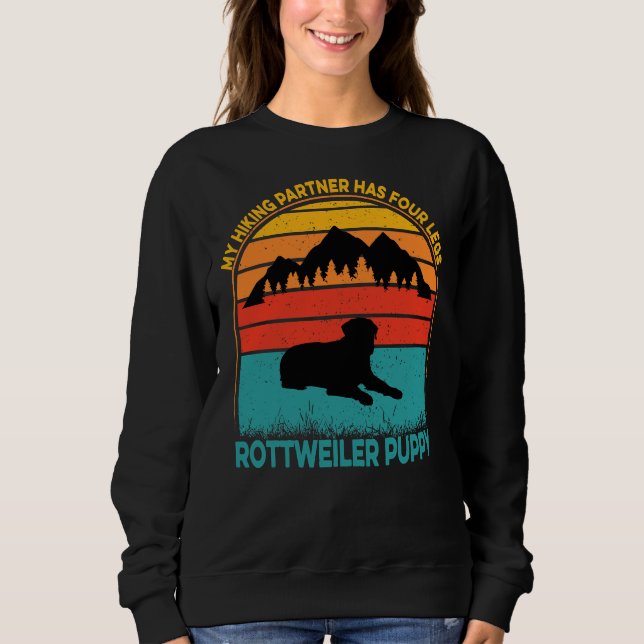 Min låtpartner har fyra Ben-rottweiler-valpar T Shirt (Framsida)