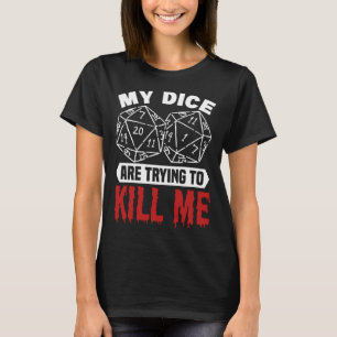 Min lekroll Spela upp rollspelare Bord översta Pul T Shirt