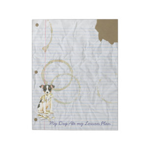 Min Leksak Fox Terrier Ate min Lesson Plan Anteckningsblock