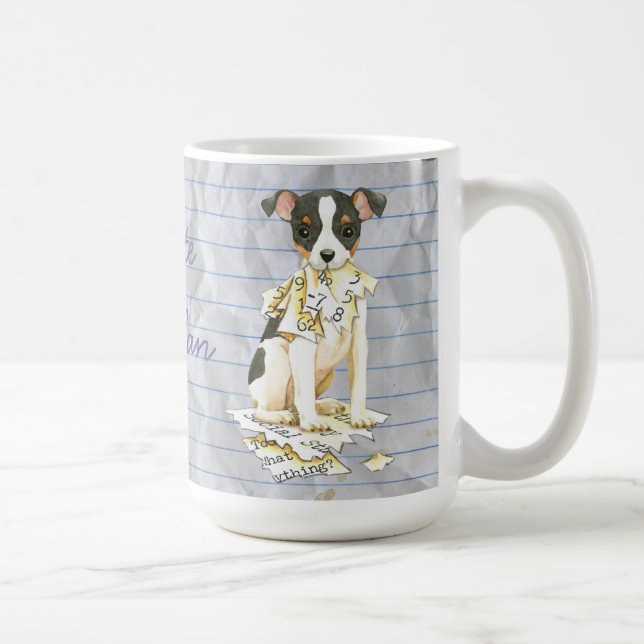 Min Leksak Fox Terrier Ate min Lesson Plan Kaffemugg (Höger)