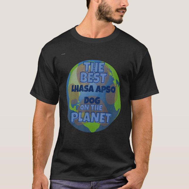Min Lhasa Apso är den bästa Hund i Hund Do T Shirt (Framsida)