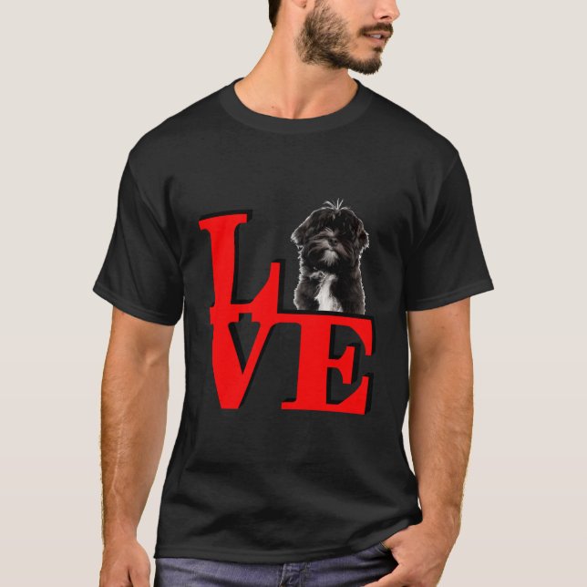 Min Lhasa Apso Kärlek Park T Shirt (Framsida)