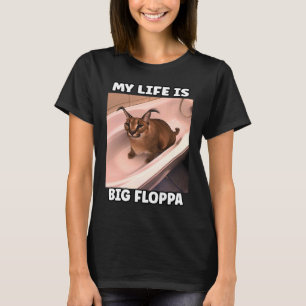 Min LiFe är Big Floppa Meme caracal T Shirt