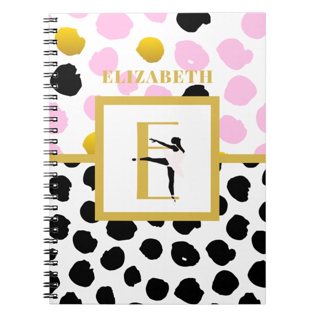 Min lilla Ballerina Journal Diary Gratitude Notes Anteckningsbok (Framsidan)