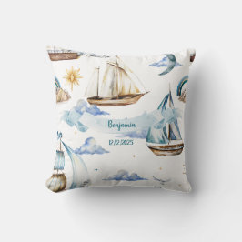 Min lilla blå Horisont Kudde