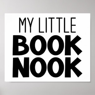 Min lilla Bok Nook-läshörn Poster