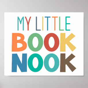 Min lilla Bok Nook-läshörn Poster