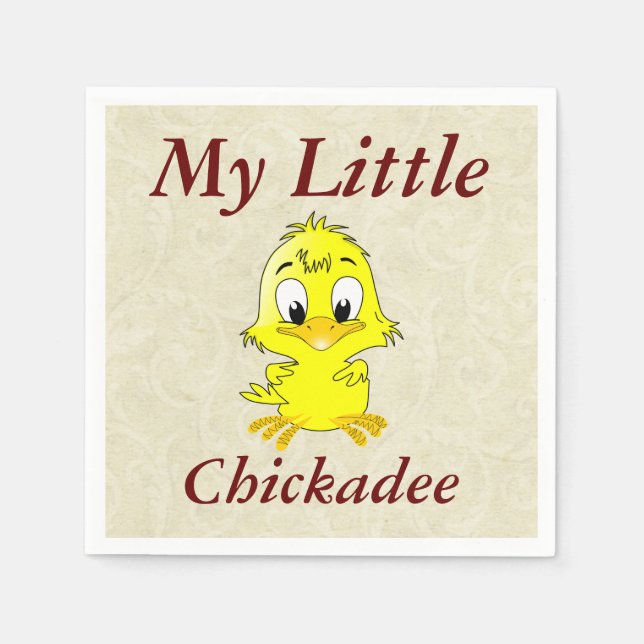 Min lilla Chickadee Pappersservett (Framsidan)