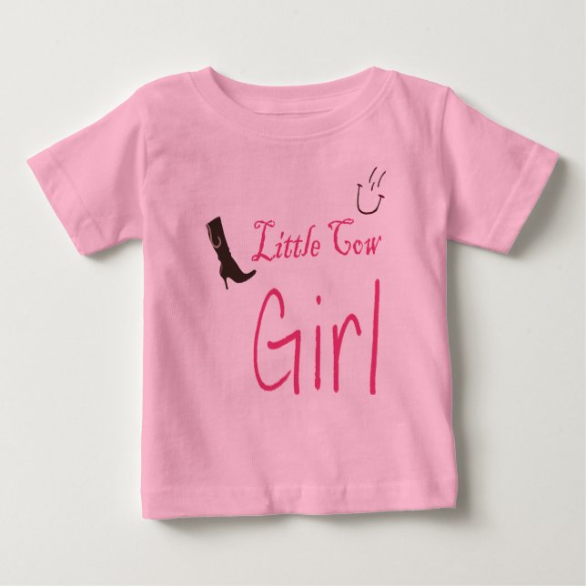 Min lilla cow girl tee shirt (Framsida)