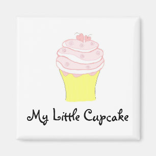 Min lilla Cupcake Magnet