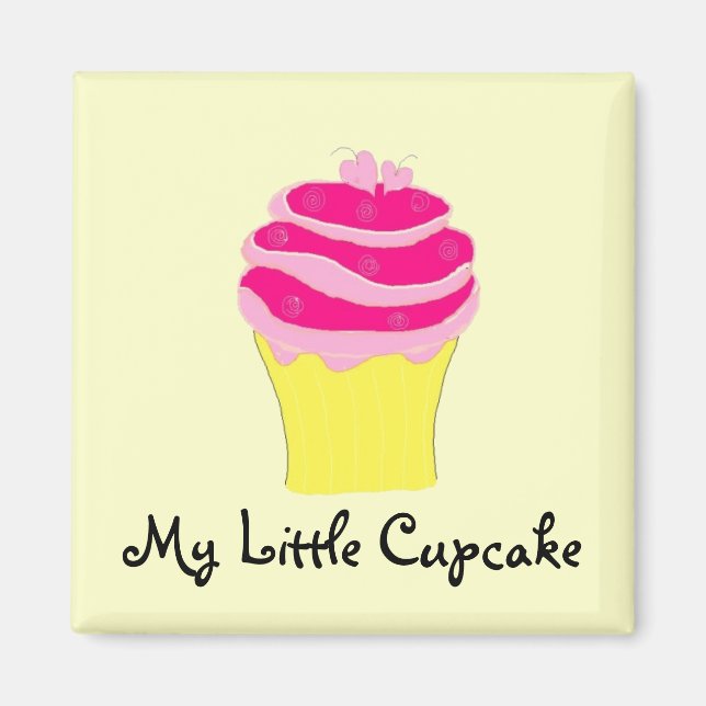Min lilla Cupcake Magnet (Framsidan)