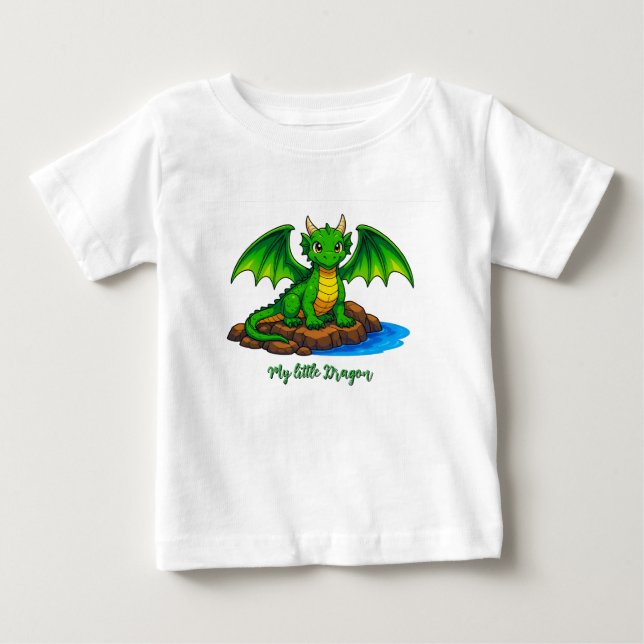 Min lilla Dragon T Shirt (Framsida)