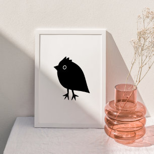 Min lilla fågel poster