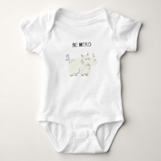 Min lilla Hippo Hero T Shirt