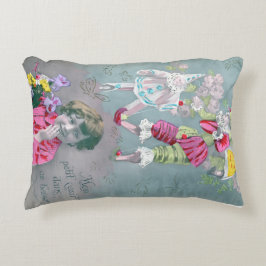 Min lilla hjärta i denna kyss  prydnadskudde