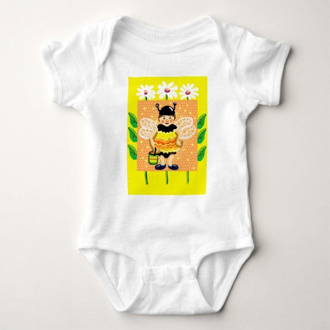Min lilla honung tee shirt (Framsida)