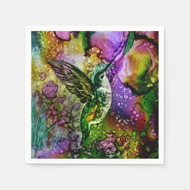 Min lilla Hummingbird Pappersservett (Framsidan)