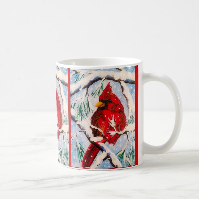Min lilla kardinalkopp kaffemugg (Höger)