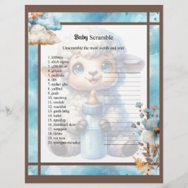 Min lilla Lamb_ Baby-skam Brevhuvud