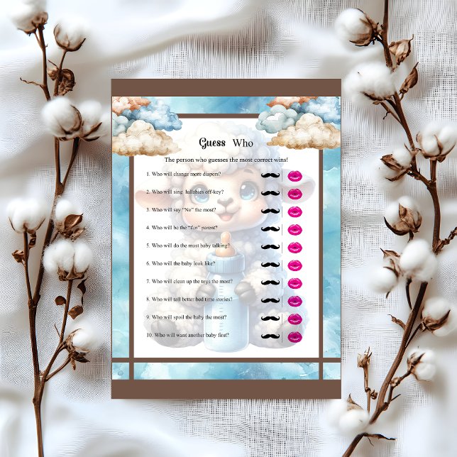 Min lilla lamb.. Gissa vem.. Brevhuvud (Skapare uppladdad)