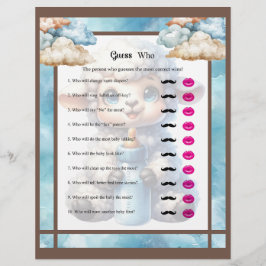 Min lilla lamb.. Gissa vem.. Brevhuvud