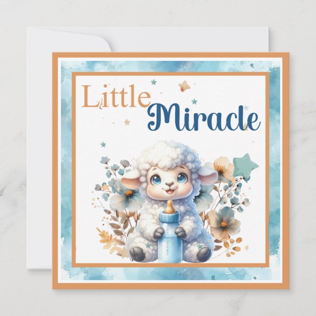 Min lilla lampa tack kort (Framsida)