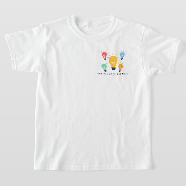 Min lilla ljus T-shirt (Laydown)