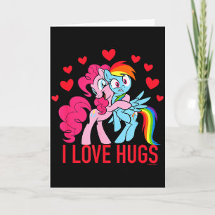 Min lilla ponny Alla hjärtans dag Pinkie Pie regnb Kort