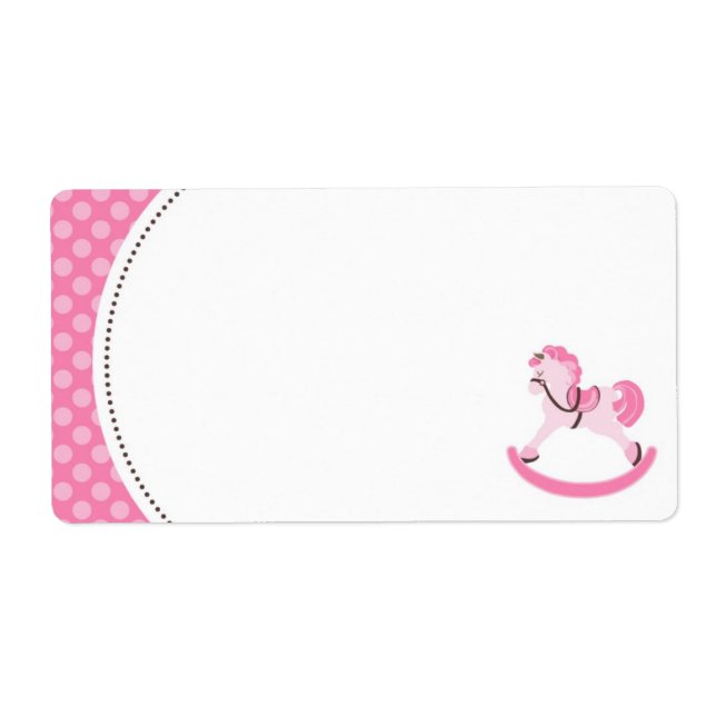 Min lilla Pony Namn bricka Fraktsedel (Framsidan)