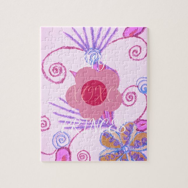 Min lilla prinsessa: Baby Rosa Vector Inspirationa Pussel (Vertikal)