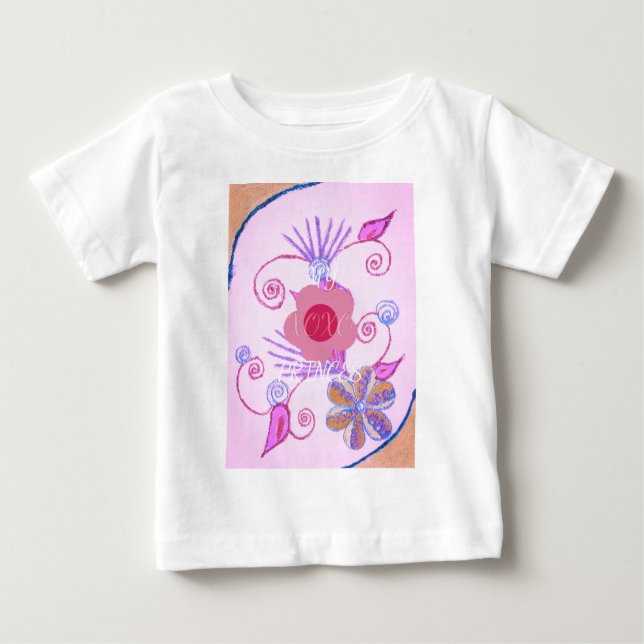 Min lilla prinsessa: Baby Rosa Vector Inspirationa T Shirt (Framsida)