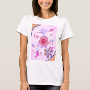 Min lilla prinsessa: Baby Rosa Vector Inspirationa Tee Shirt