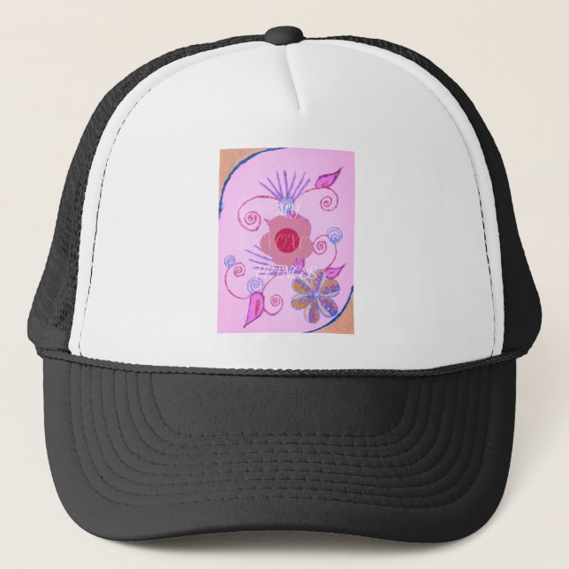 Min lilla prinsessa: Baby Rosa Vector Inspirationa Truckerkeps (Framsida)