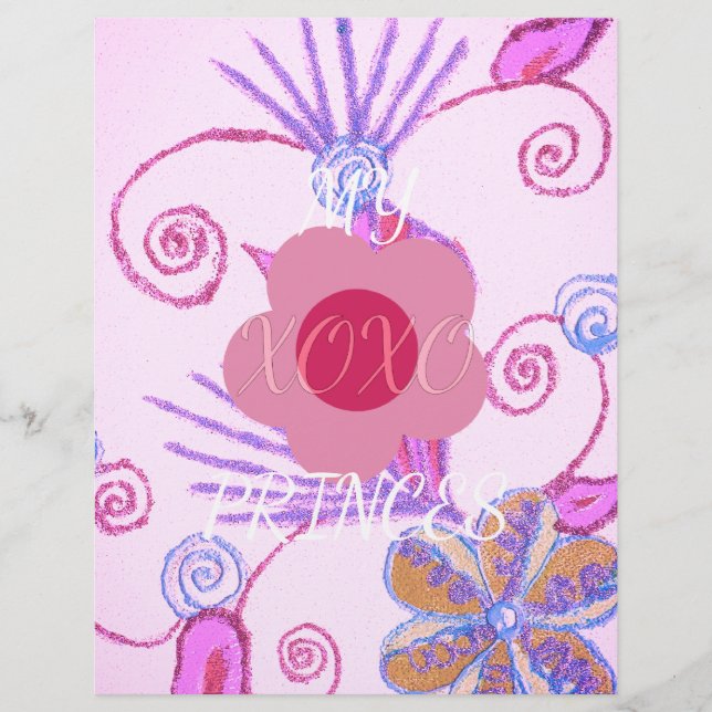 Min lilla prinsessa I kärlek You XOXO (Framsida)