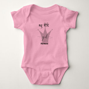 Min lilla prinsessa i rosa t shirt