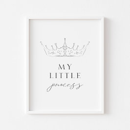 Min lilla prinsessa-prinsessan poster
