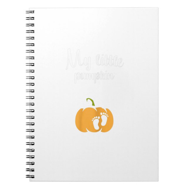 Min lilla Pumpkin Halloween-Gravid Anteckningsbok (Framsidan)