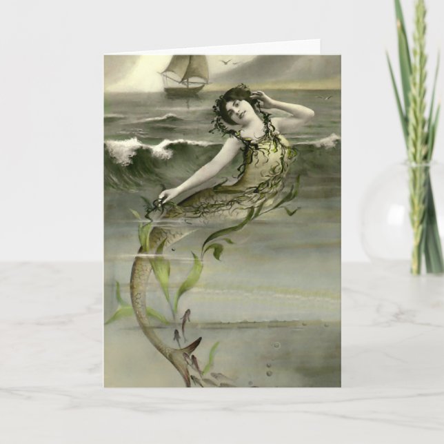 Min lilla Sjöjungfru Kort (Framsida)
