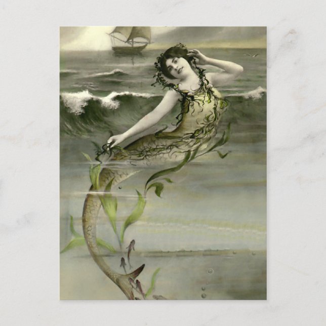 Min lilla Sjöjungfru Vykort (Framsida)