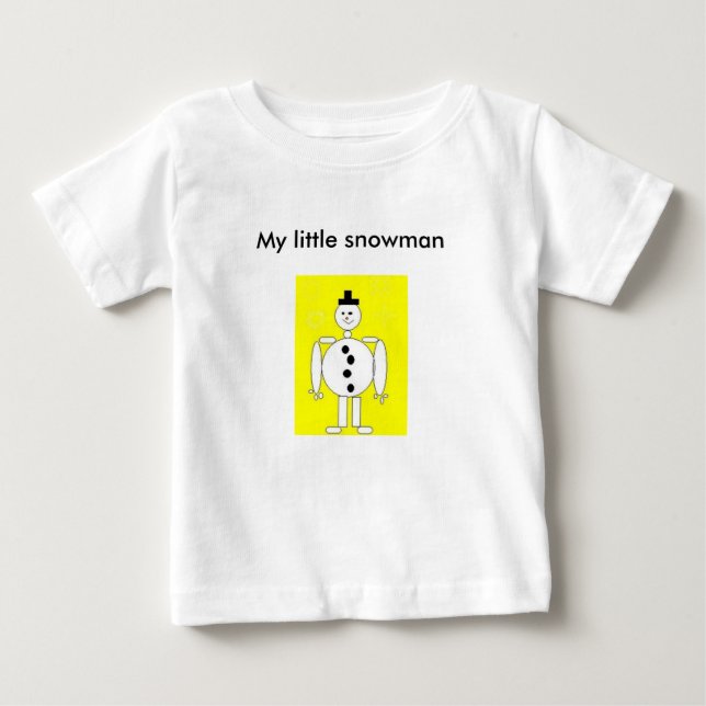 Min lilla snögubbe t shirt (Framsida)