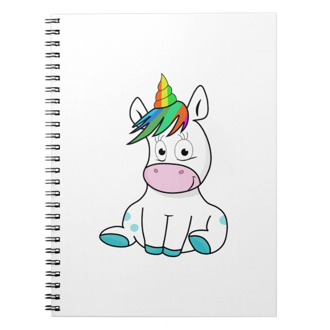 Min lilla söta Enhörning Anteckningsbok (Framsidan)