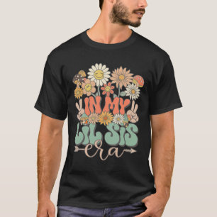 Min lilla systers era blommiga hippie groovy retro t shirt
