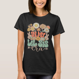 Min lilla systers era blomstret hippie groovy retr t shirt