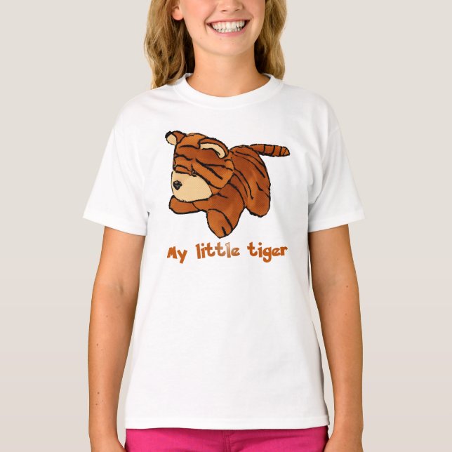 Min lilla tiger t shirt (Framsida)