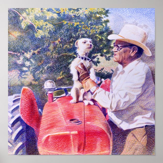 Min lilla vän poster (Framsidan)